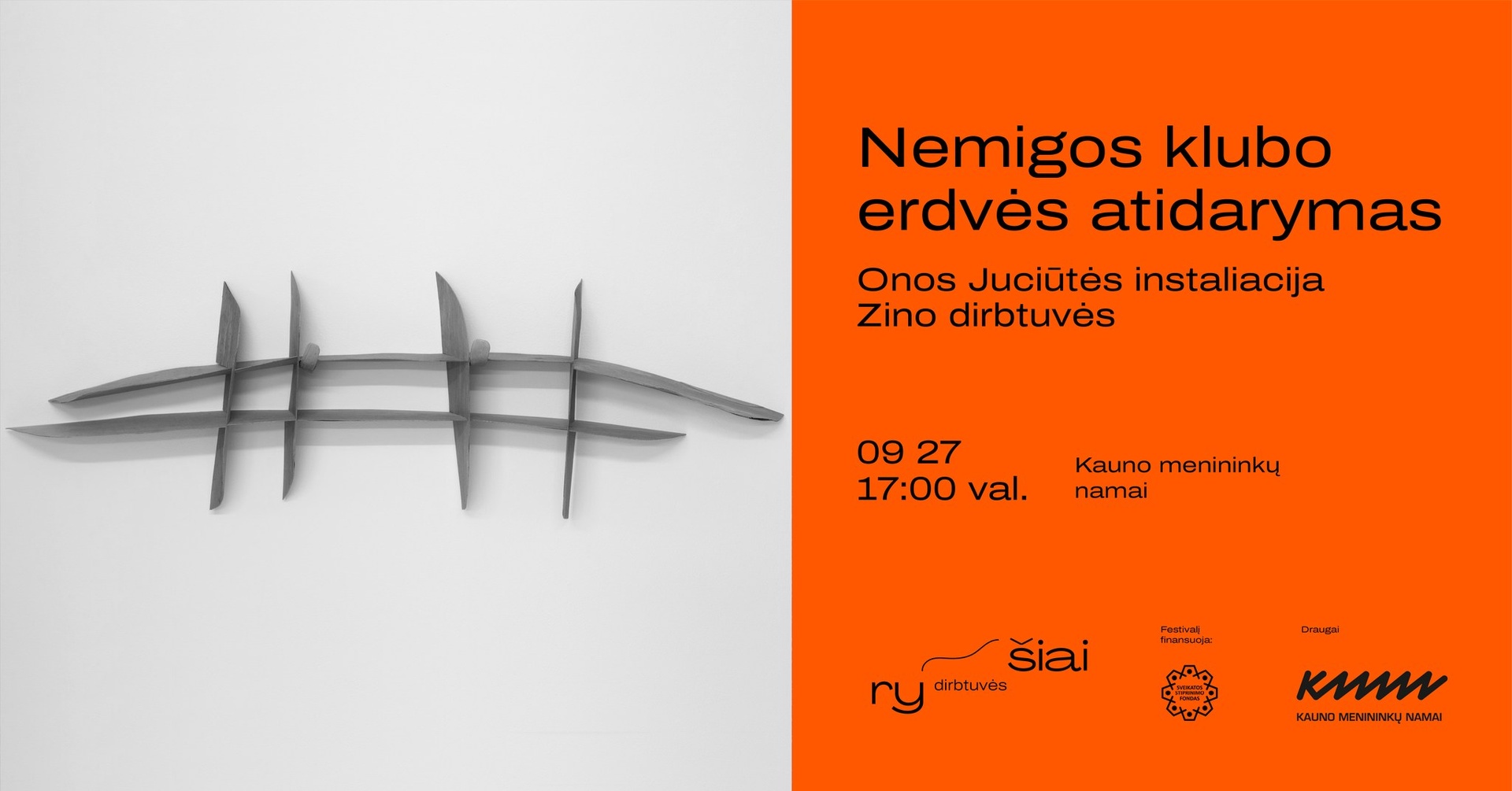 Festivalis "Ryšiai". Nemigos klubo ervės atidarymo renginys.